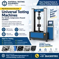 Universal Testing Machine Manufacturer in Delhi