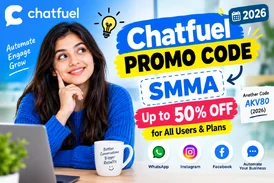 Chatfuel Promo Code SMMA Up to 50 OFF for All Users Plans