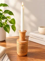 Handmade Candle Holders for Warm Home Decor Inspired by Ken