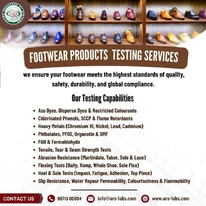 Footwear Products Testing Laboratory in India