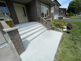 Acrylic Staircase Balcony Walkways Repair Montreal