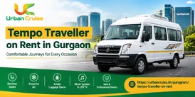 Tempo Traveller on Rent in Gurgaon Book Now