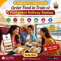 Order Food in Train at Pathankot Railway Station