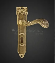 Pranams Brass Door Handles - Premium Decorative Hardware
