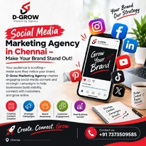 Social Media Marketing Agency Near Valasaravakkam DGrow Marketing