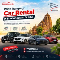 Wide Range of Car Rental in Bhubaneswar Odisha CarSphere