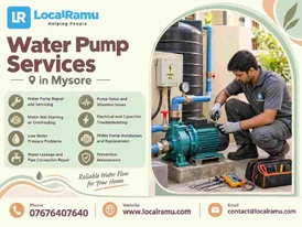 Smart Water Pump Repair Service in Mysore by LocalRamu