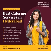 Trusted Catering for Weddings Parties Events in Hyderabad PSR Caterers