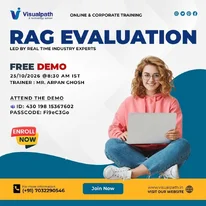 Join RAG Evaluation Online Training Free Demo on Oct 25th