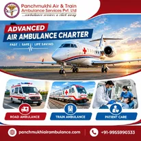 Panchmukhi Low Cost Air Ambulance in Patna- Advanced Medical Transfer with Cost effectiveness