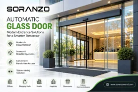 Automatic Glass Door - Modern Automatic Sliding Door Solutions Soranzo