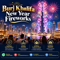 Burj Khalifa New Year Fireworks with Dubai Ticket Expert