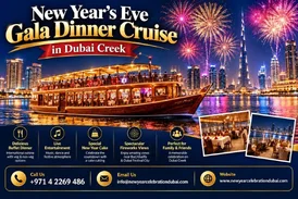 Celebrate New Year's Eve with a Dubai Creek Dhow Cruise