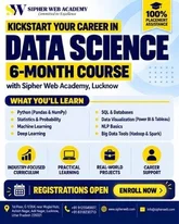 Top Data Science Course in Lucknow - Sipher Web Academy