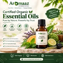 Certified Organic Essential Oils Bulk Wholesale Supply