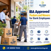 IBA Approved Packers and Movers for Bank Employees Globe Moving