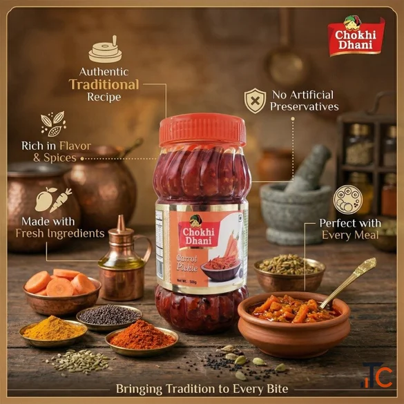 Buy authentic Indian pickle online at Chokhi Dhani Foods
