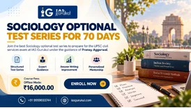 Focused Sociology Optional Preparation for UPSC Mains with IAS Gurukul