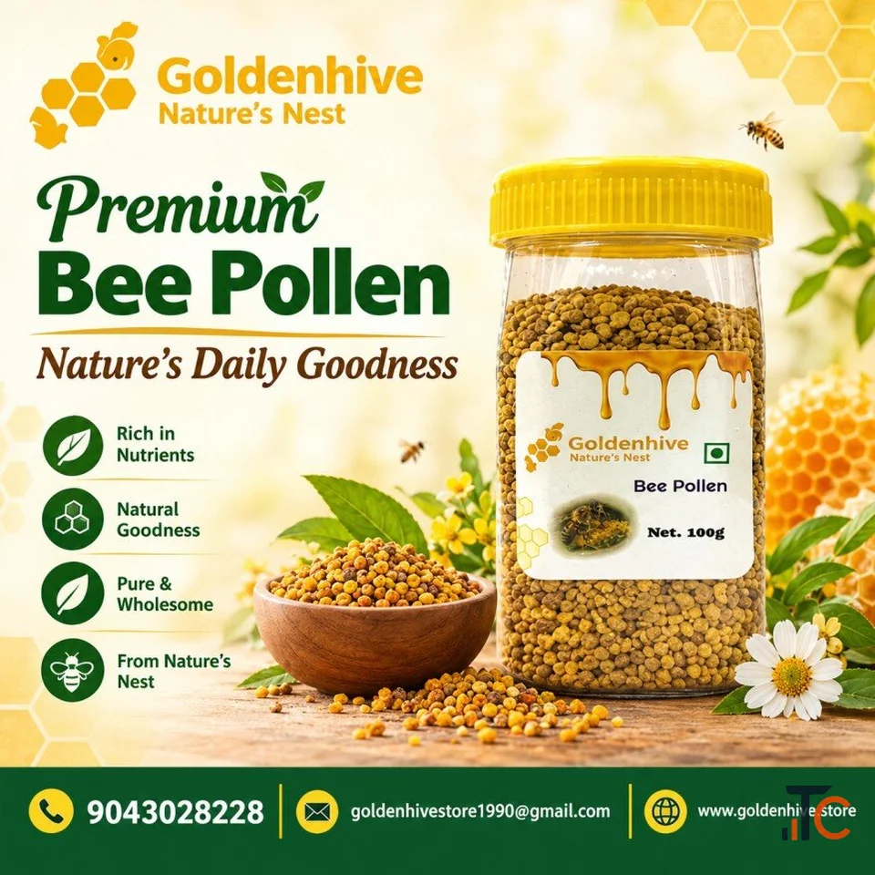 Polloan Premium Bee Pollen by Golden Hive - Nature's Daily Goodness ...