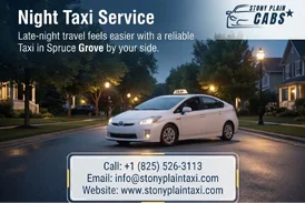 Trusted Spruce Grove Taxi for Regular Service and Night Rides