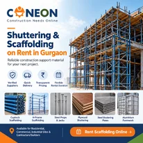 Shuttering Scaffolding on Rent in Gurgaon Book Online with Coneon
