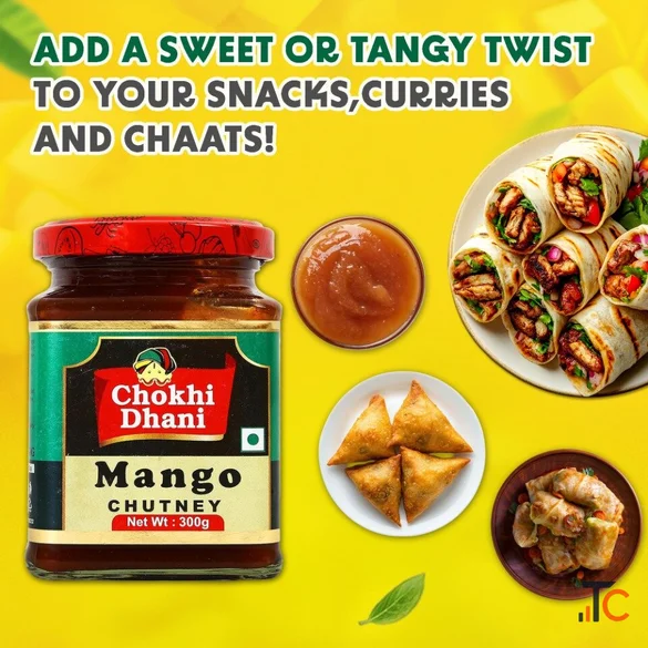 Shop Indian Chutney online at best Price - Chokhi Dhani Foods