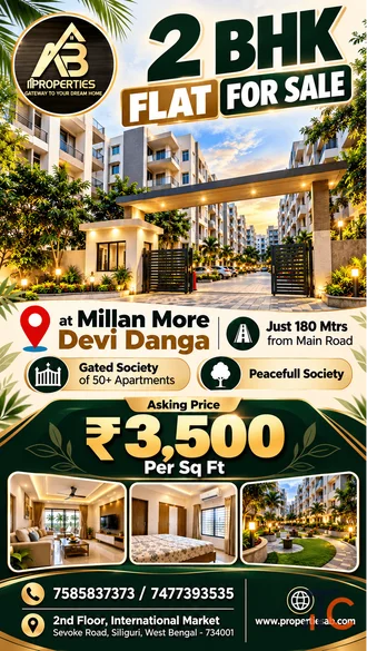 2 BHK flat in Siliguri
