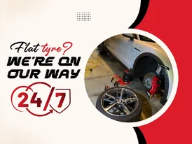 Flat Tyre We're On Our Way - 247