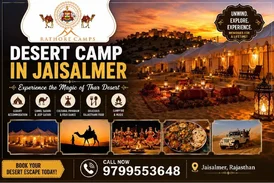 Enjoy a Peaceful Stay at a Desert Camp in Jaisalmer