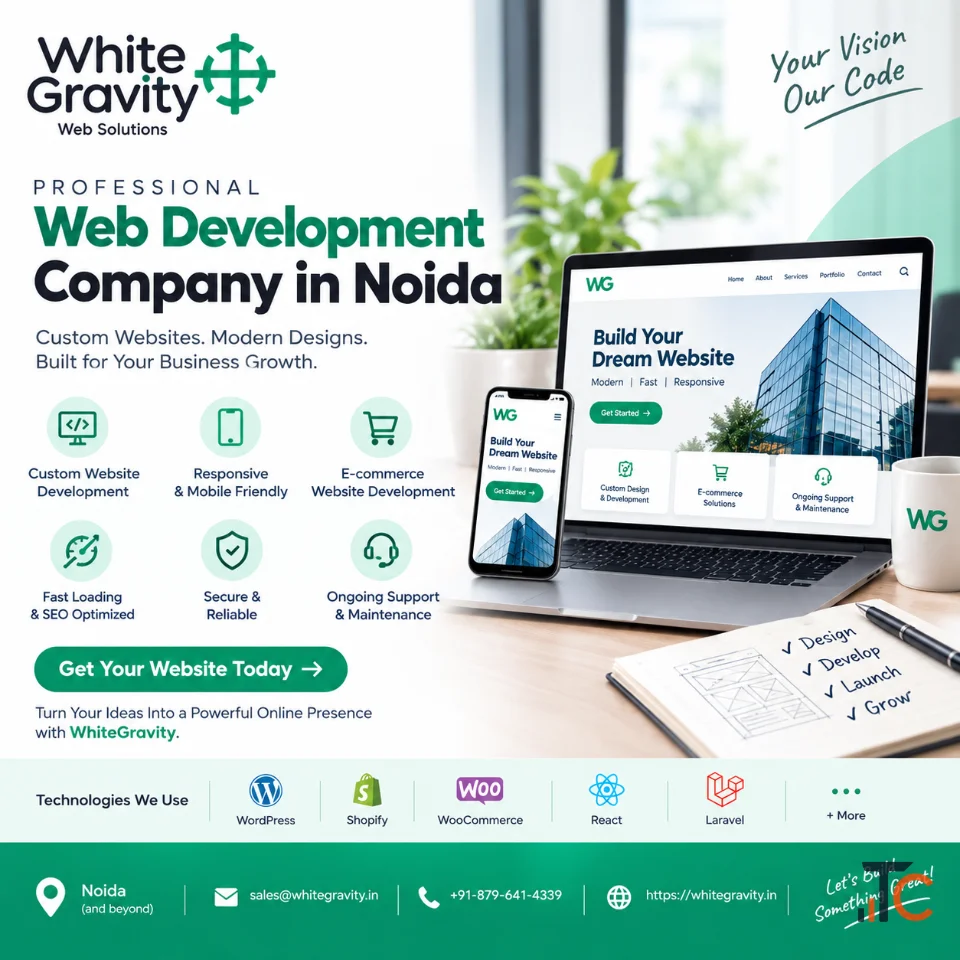 Web Development Company in Noida WhiteGravity - TuffClassified