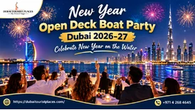 New Year Open Deck Boat Party Dubai 2026-27 Celebrate New Year on the Water