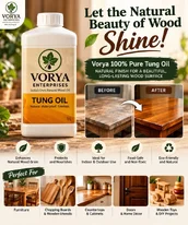 Vorya Tung Oil for Natural Wood Finish Shine