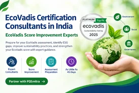 EcoVadis Certification Consultants in India Score Improvement Experts PQSmitra