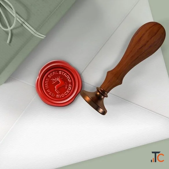 Emboss Seal Stamp with Custom Logo Order Online Tagsen