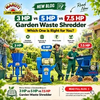 Garden Waste Shredder Machine for Landscaping and Waste Management