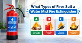 Water Mist Fire Extinguisher for Safe and Quick Fire Control