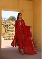 Discover Designer Festive Anarkali Suits at Asrumo
