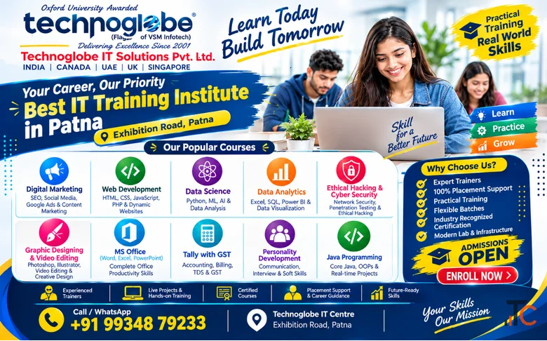 Technoglobe IT Training Institute in Patna